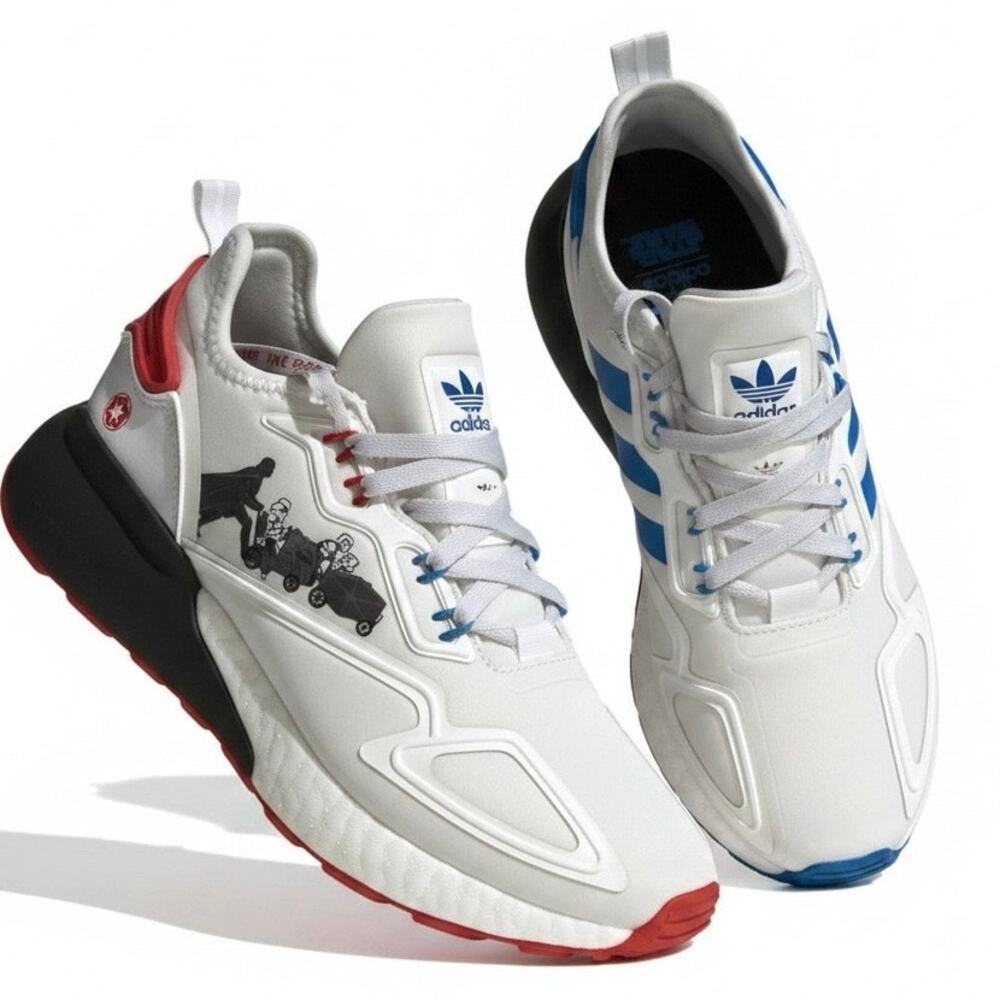 NWOT Adidas Disney Star Wars x ZX 2K Boost J 'Intergalactic Race’ Sz 5.5Y